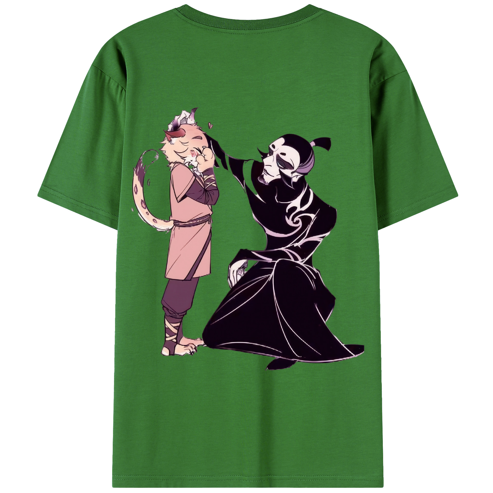 （画像用） Ne Zha 2 ナタ 魔童の大暴れ レディース半袖Tシャツ(バックプリント)